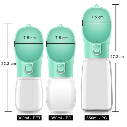 Portable Leakproof Dog Water Bottle with Bowl by HitMyNeed