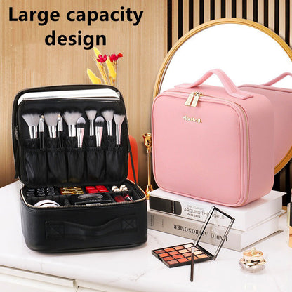 Portable LED Cosmetic Vanity Case with Mirror by HitMyNeed