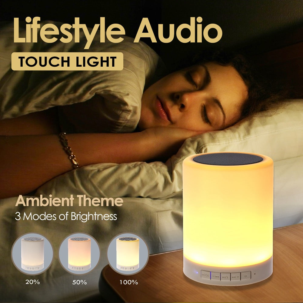 Portable LED Night Light Bluetooth Speaker by HitMyNeed