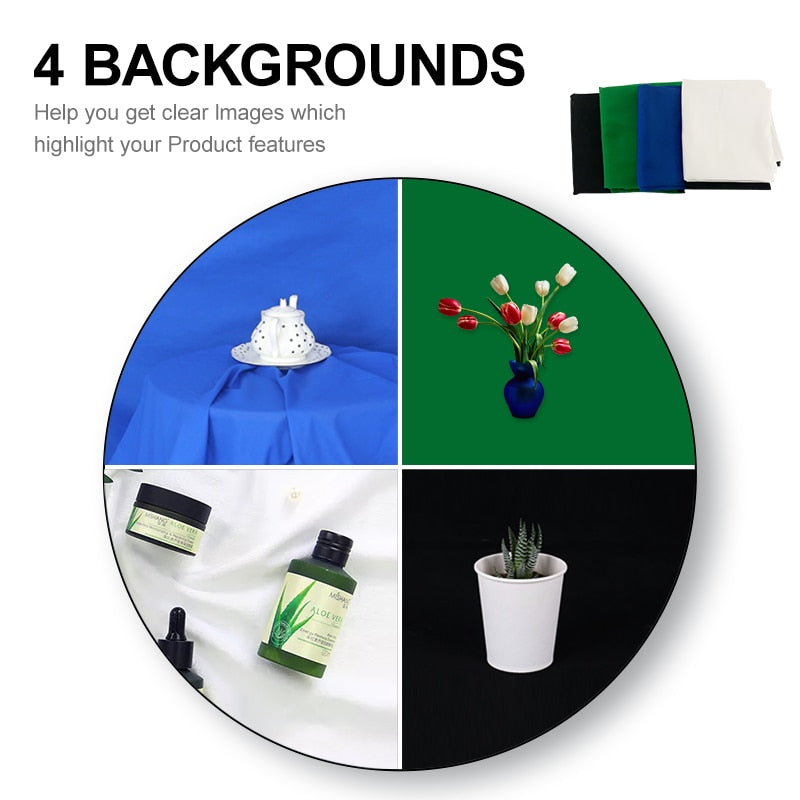 Portable LED Photo Studio Light Box 40 x 40 cm by HitMyNeed
