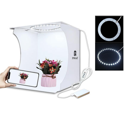 Portable LED Photo Studio Light Box with Backdrops by HitMyNeed