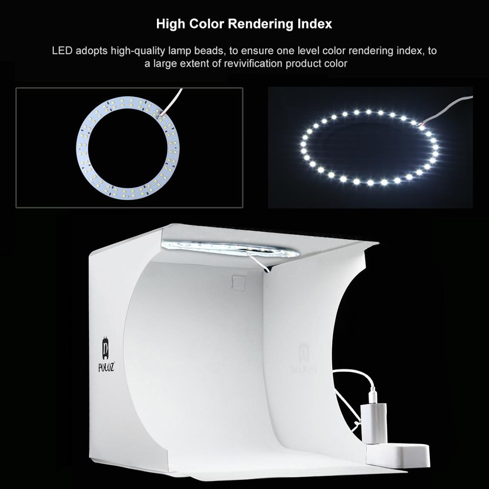 Portable LED Photo Studio Light Box with Backdrops by HitMyNeed