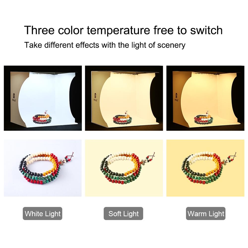 Portable LED Photo Studio Light Box with Backdrops by HitMyNeed