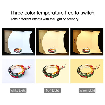 Portable LED Photo Studio Light Box with Backdrops by HitMyNeed