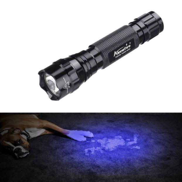 Portable LED UV Flashlight 395nm Black Light Torch by HitMyNeed