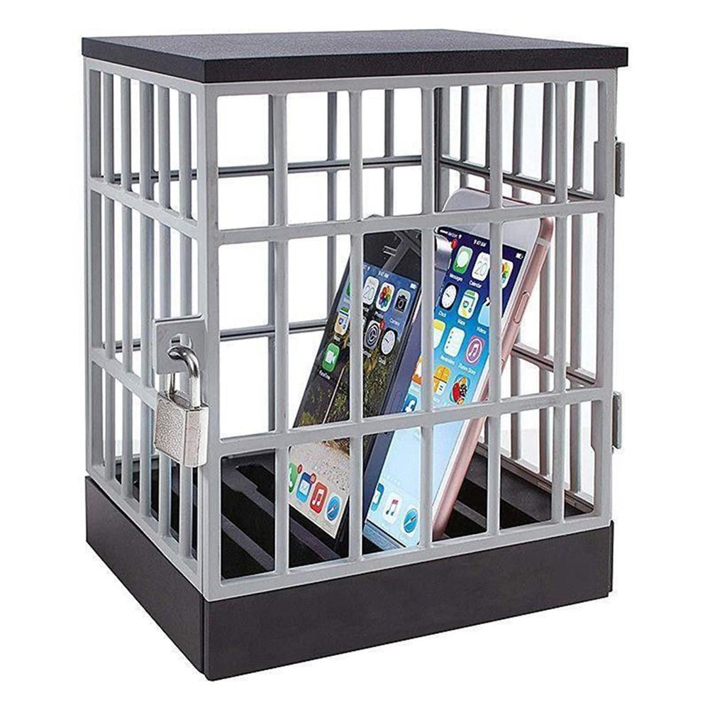 Portable Lock-Up Phone Cage with Lock and Key by HitMyNeed
