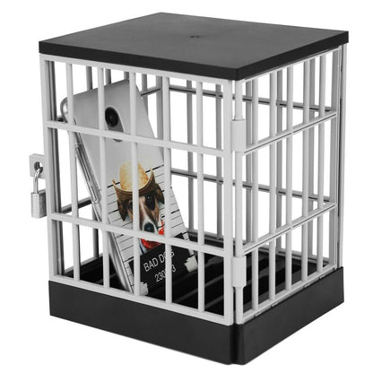 Portable Lock-Up Phone Cage with Lock and Key by HitMyNeed