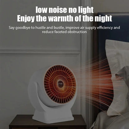 Portable Low-Noise Electric Desktop Heater 650W by HitMyNeed