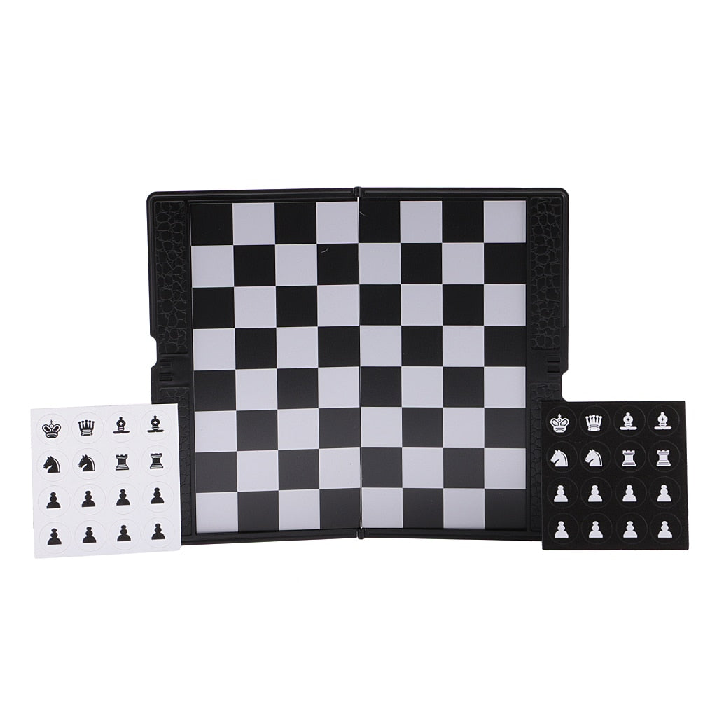 Portable Magnetic Travel Chess Set with Folding Board by HitMyNeed