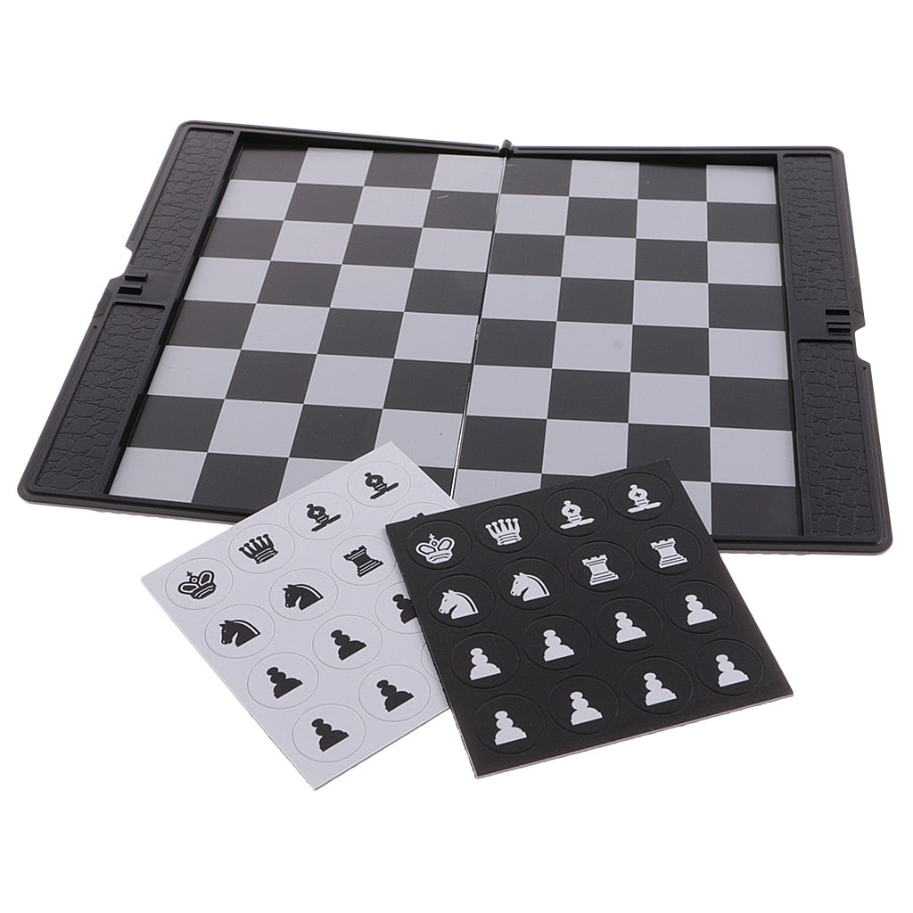 Portable Magnetic Travel Chess Set with Folding Board by HitMyNeed