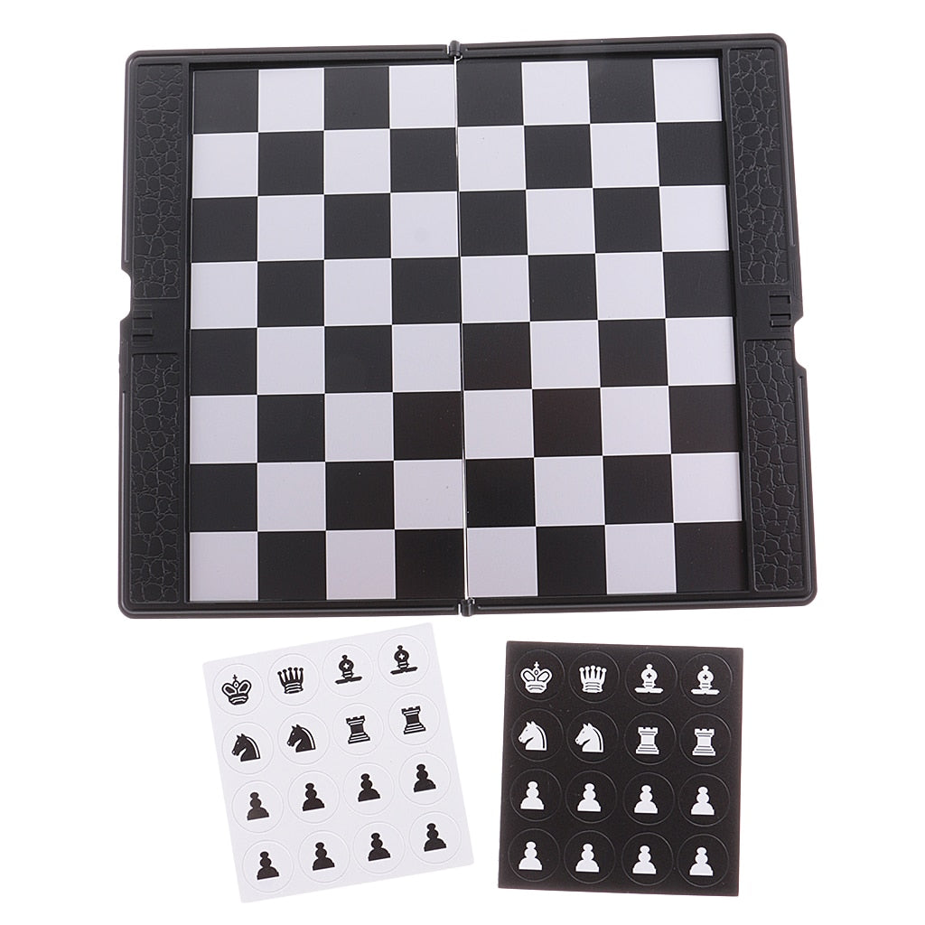 Portable Magnetic Travel Chess Set with Folding Board by HitMyNeed