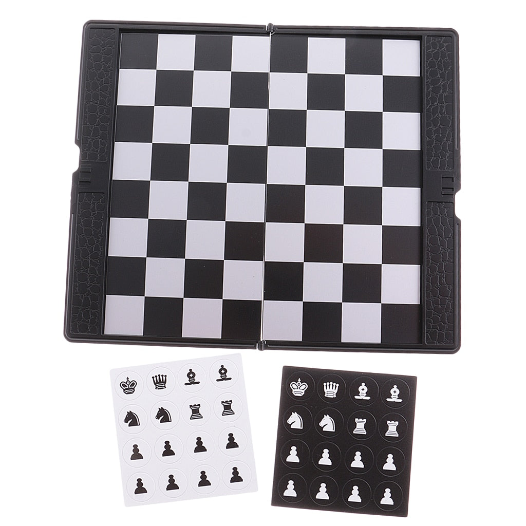 Portable Magnetic Travel Chess Set with Folding Board by HitMyNeed
