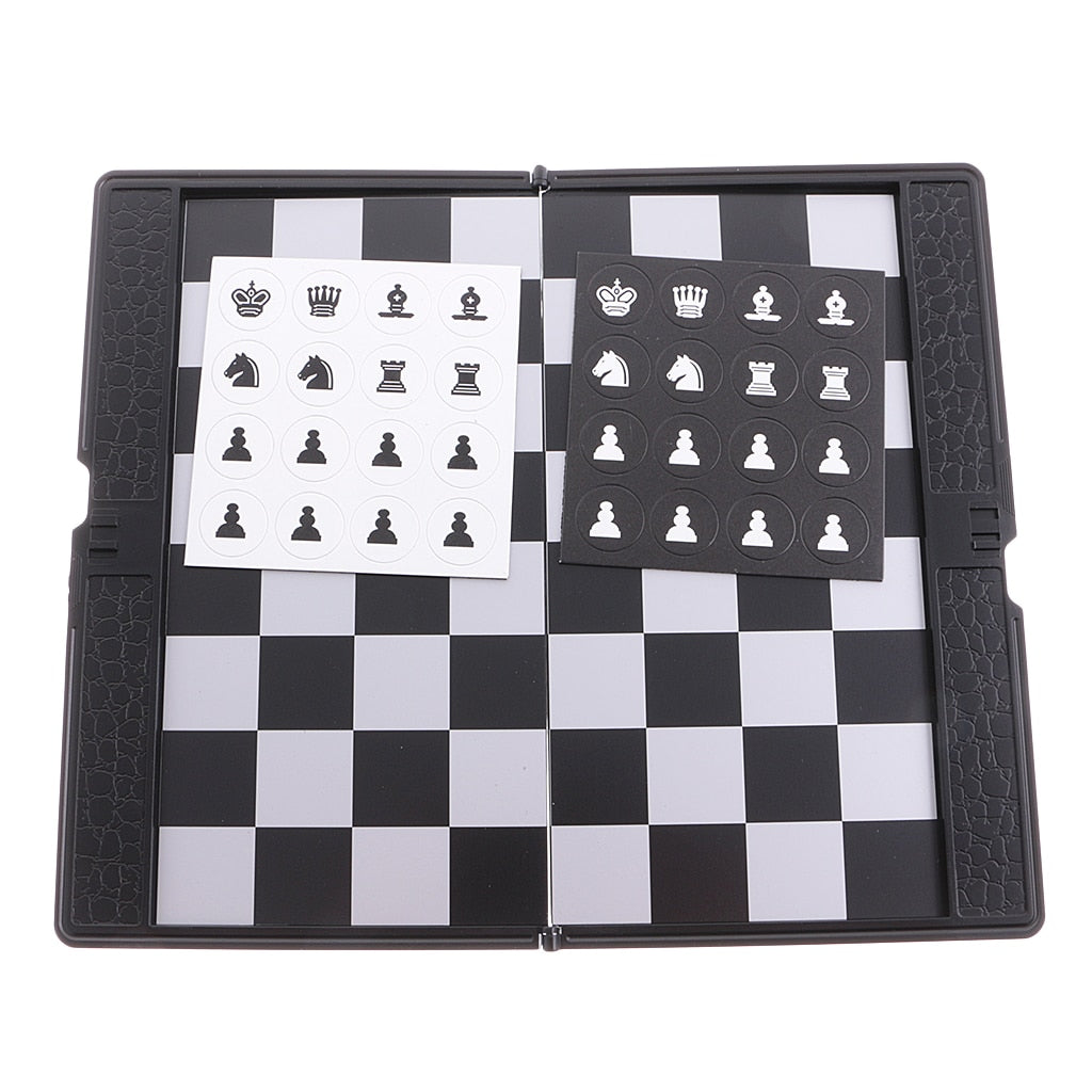 Portable Magnetic Travel Chess Set with Folding Board by HitMyNeed