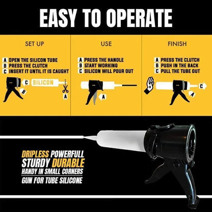 Portable Manual Caulking Gun for 10 oz Sealant by HitMyNeed