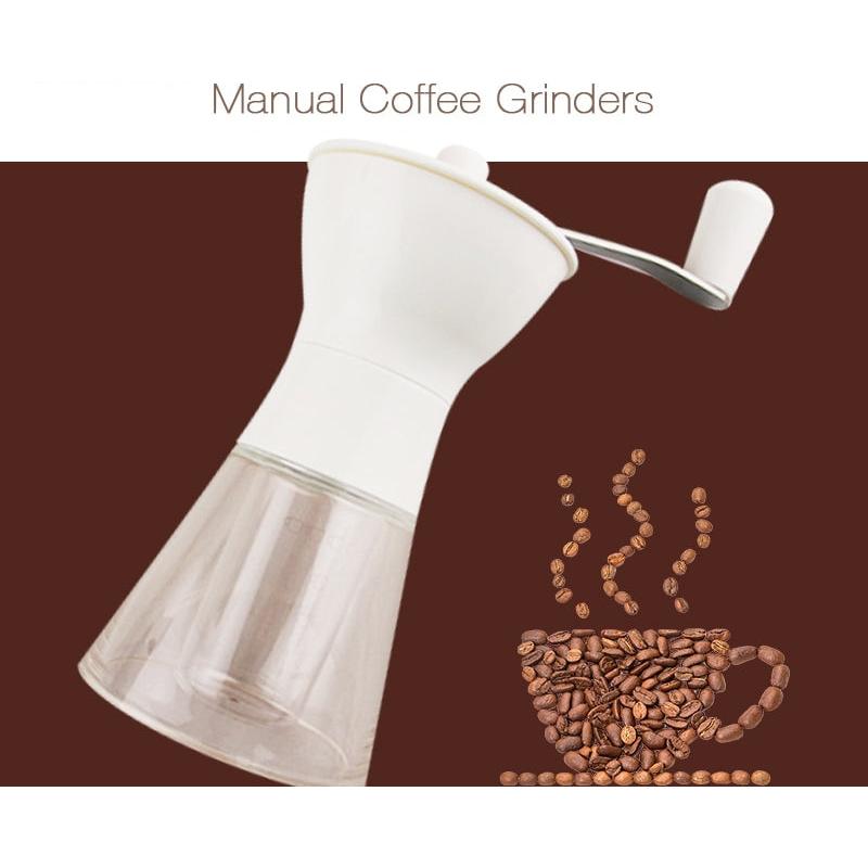 Portable Manual Hand Coffee Grinder, Washable ABS by HitMyNeed