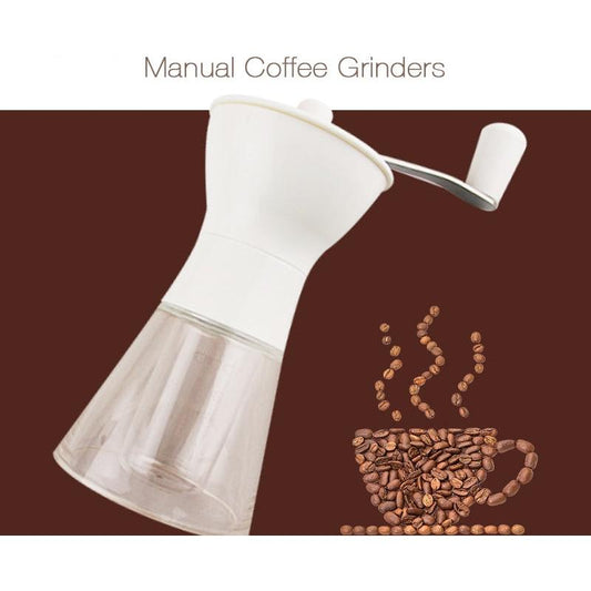 Portable Manual Hand Coffee Grinder, Washable ABS by HitMyNeed
