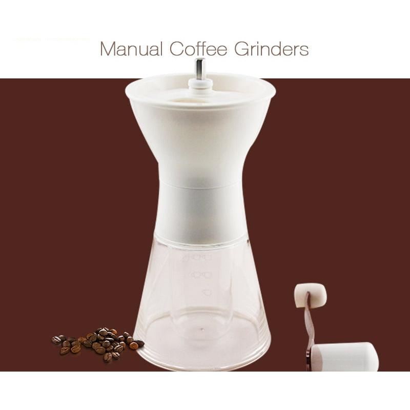 Portable Manual Hand Coffee Grinder, Washable ABS by HitMyNeed