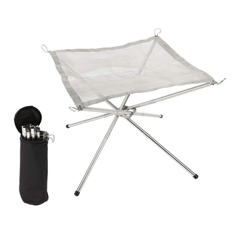 Portable Mesh Fire Pit Campfire Rack by HitMyNeed