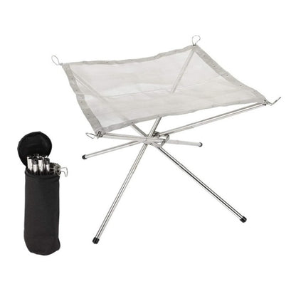 Portable Mesh Fire Pit Campfire Rack by HitMyNeed