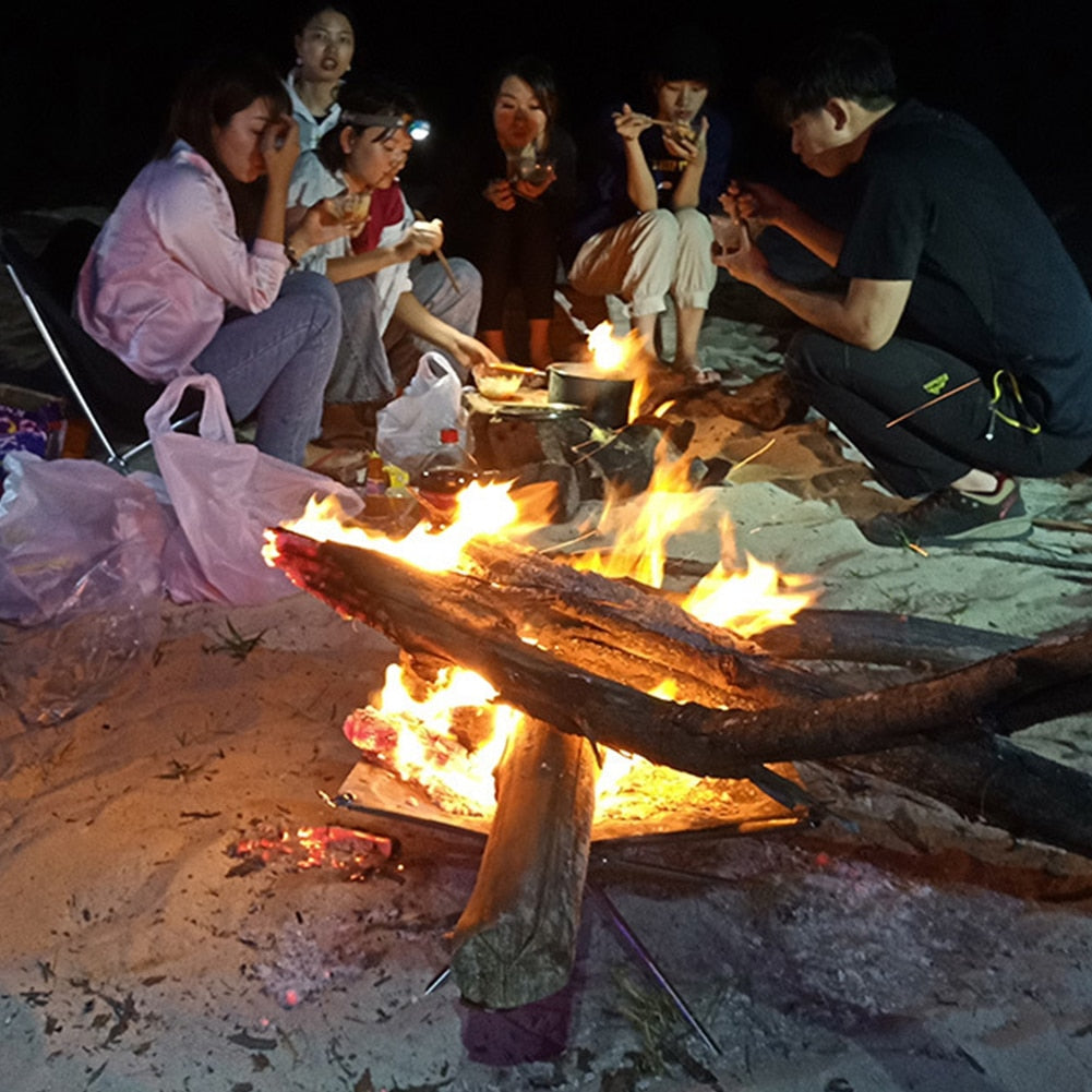 Portable Mesh Fire Pit Campfire Rack by HitMyNeed