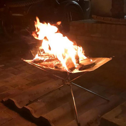 Portable Mesh Fire Pit Campfire Rack by HitMyNeed