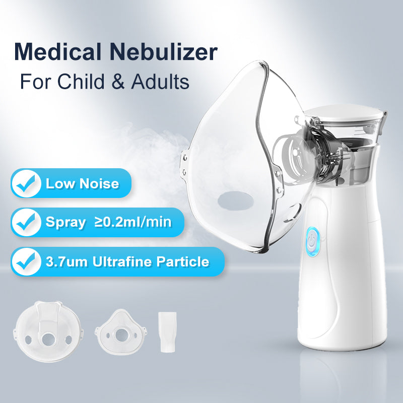 Portable Mesh Nebulizer Inhaler for Adults & Kids by HitMyNeed