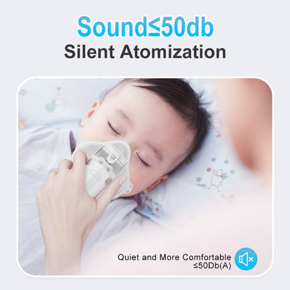 Portable Mesh Nebulizer Inhaler for Adults & Kids by HitMyNeed