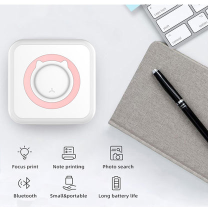 Portable Mini Bluetooth Thermal Printer 203 dpi by HitMyNeed