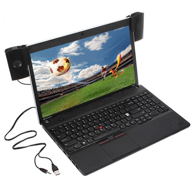 Portable Mini Clip-On USB Laptop Speakers by HitMyNeed