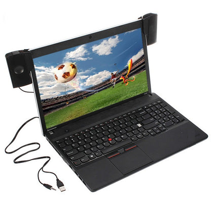 Portable Mini Clip-On USB Laptop Speakers by HitMyNeed