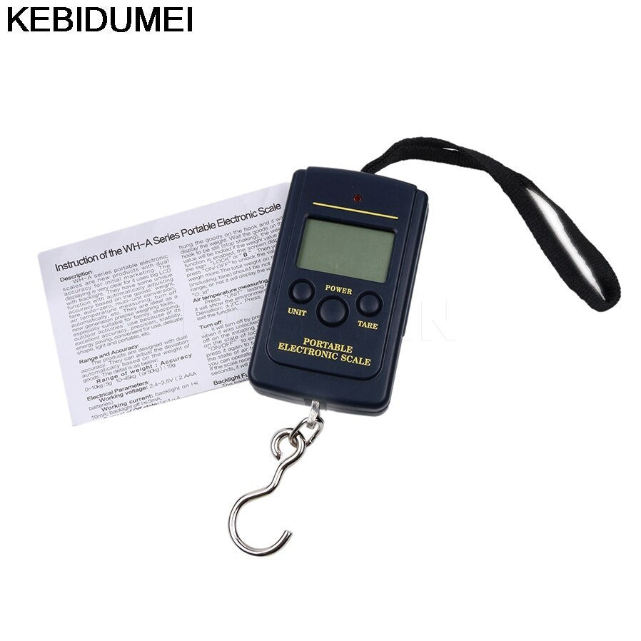 Portable Mini Digital Hook Scale 40kg by HitMyNeed