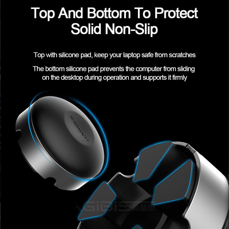 Portable Mini Laptop Cooling Stand (2-in-1 Pair) by HitMyNeed
