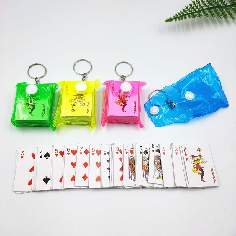 Portable Mini Playing Cards Keychain by HitMyNeed