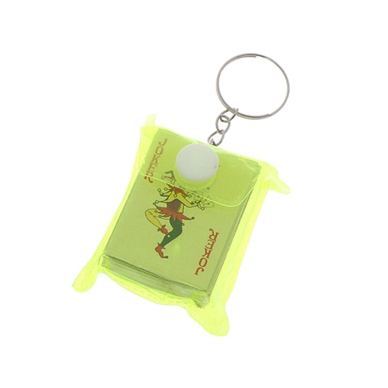 Portable Mini Playing Cards Keychain by HitMyNeed