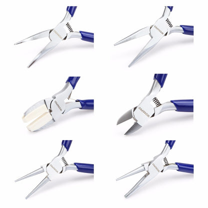 Portable Mini Pliers Set with Case (7 Pieces) by HitMyNeed