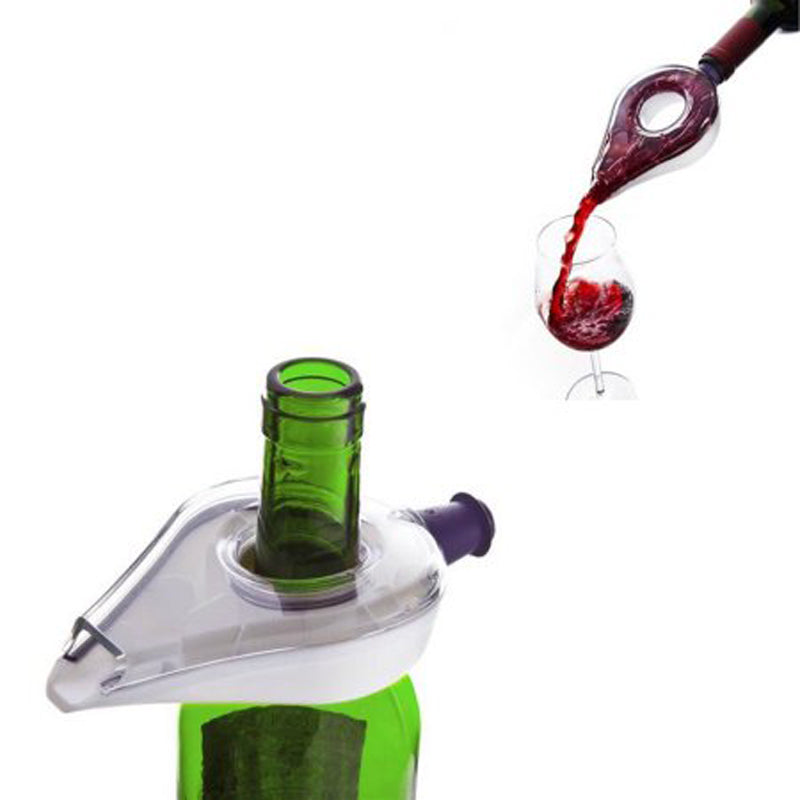 Portable Mini Wine Aerator and Drip-Free Pourer by HitMyNeed