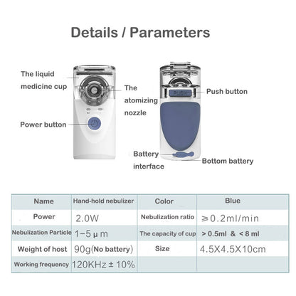 Portable Nebulizer Machine with Dual Power by HitMyNeed