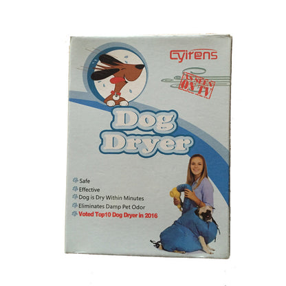 Portable Pet Drying Bag for Dogs and Cats by HitMyNeed