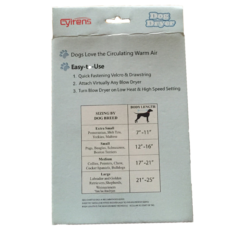 Portable Pet Drying Bag for Dogs and Cats by HitMyNeed