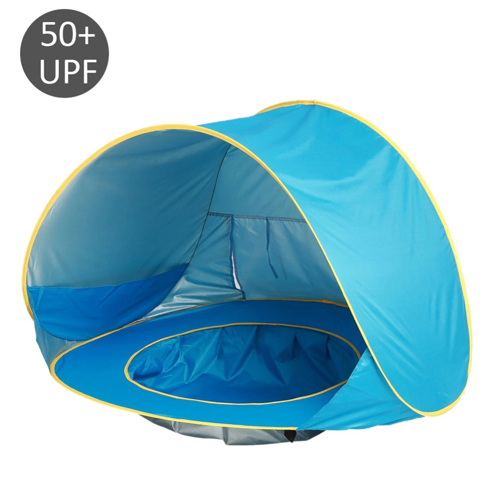 Portable Pop-Up Baby Beach Tent with Mini Pool by HitMyNeed