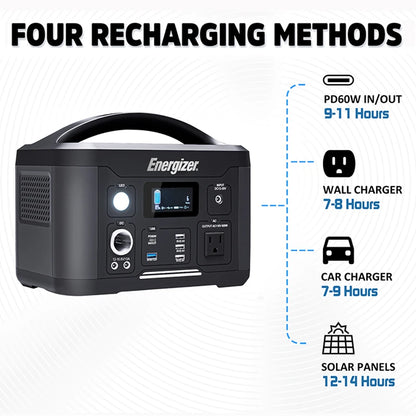 Portable Power Station 626Wh 600W Solar Generator by HitMyNeed
