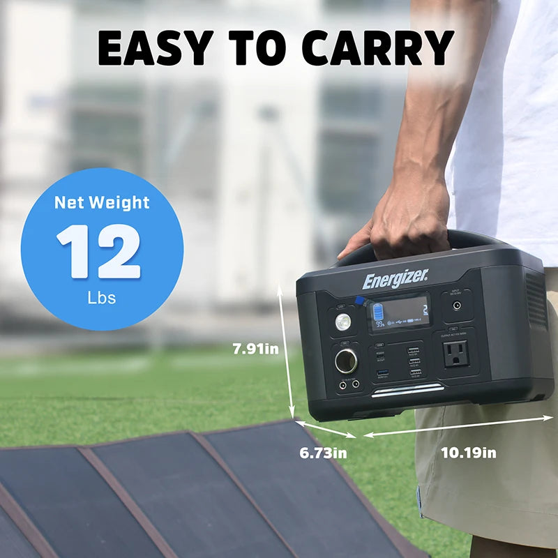 Portable Power Station 626Wh 600W Solar Generator by HitMyNeed
