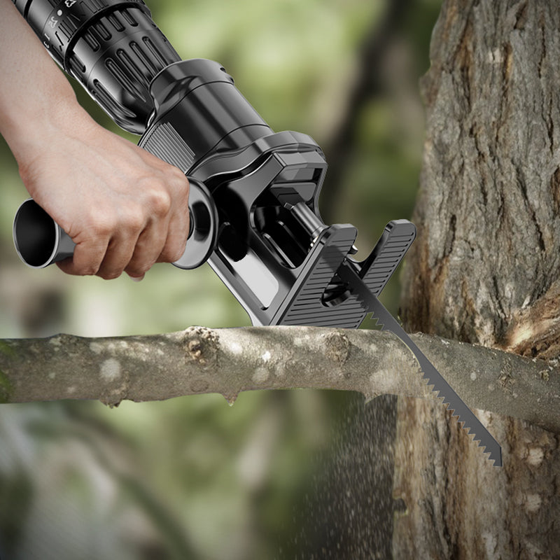 Portable Reciprocating Saw Adapter for Electric Drills by HitMyNeed