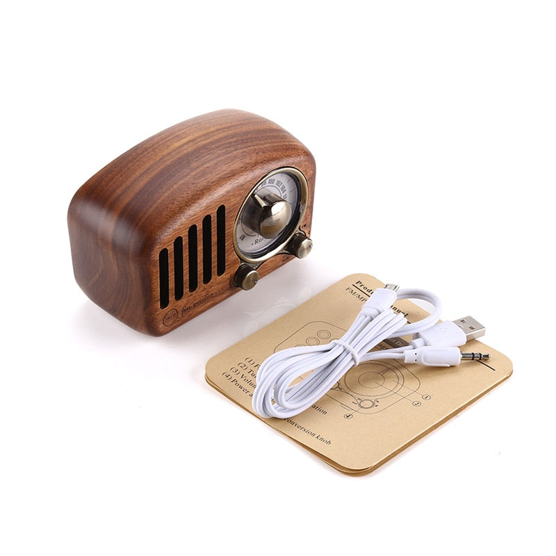 Portable Retro FM Radio with Bluetooth Speaker by HitMyNeed