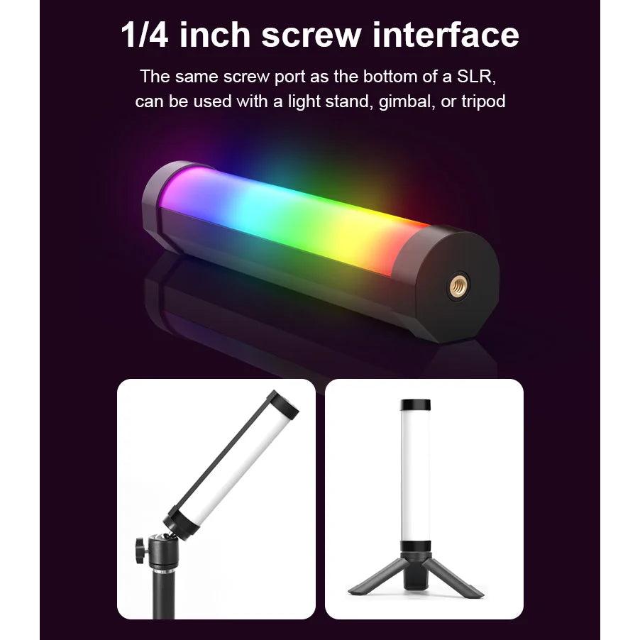 Portable RGB Video Light 2000mAh for Vlog & Gaming by HitMyNeed