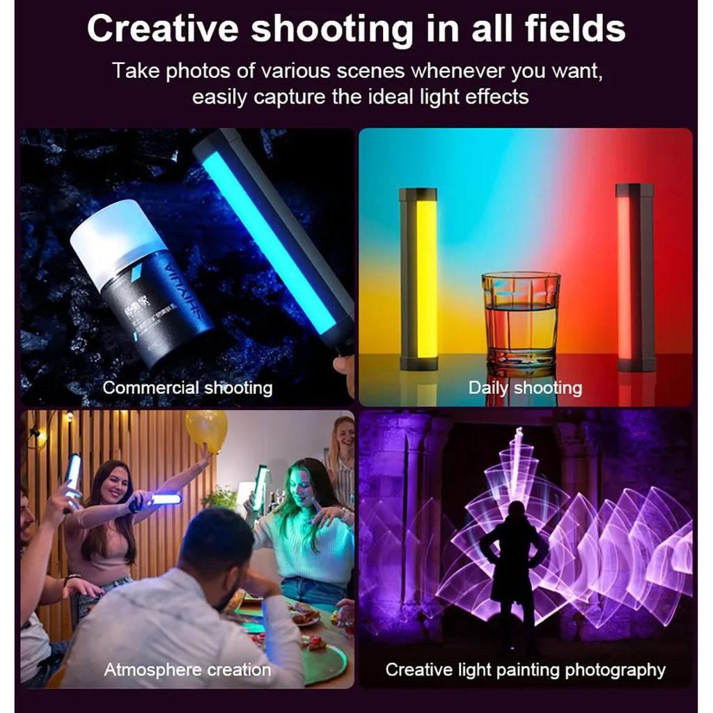 Portable RGB Video Light 2000mAh for Vlog & Gaming by HitMyNeed