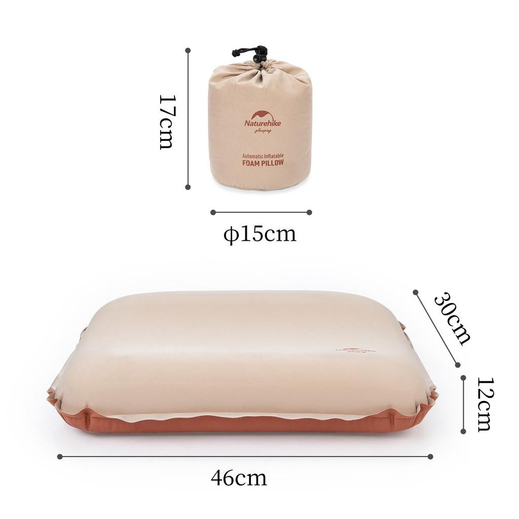 Portable Self-Inflating Camping Pillow by HitMyNeed