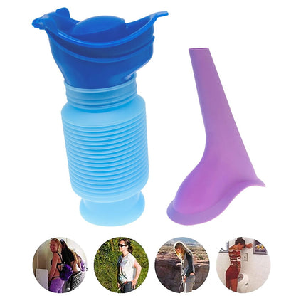 Portable Shrinkable Travel Urinal with Funnel by HitMyNeed