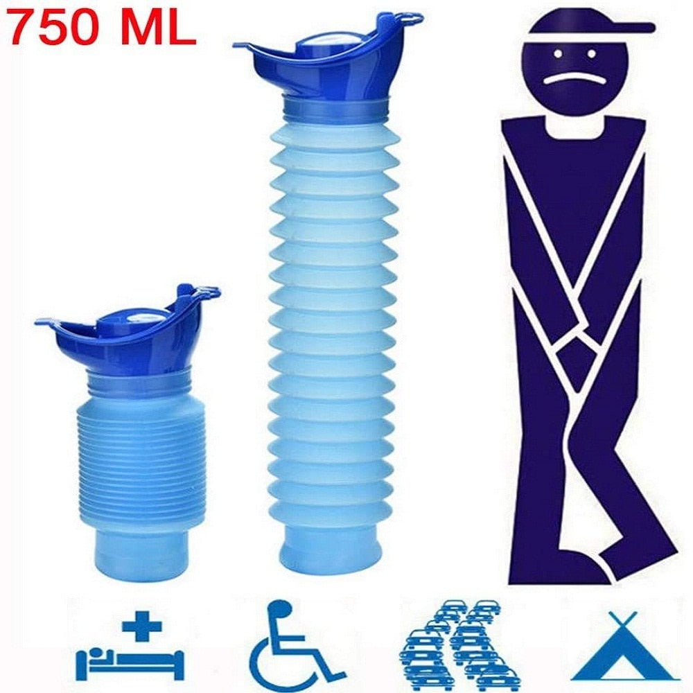 Portable Shrinkable Travel Urinal with Funnel by HitMyNeed