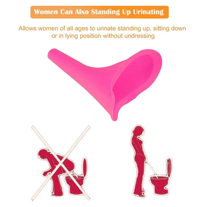 Portable Silicone Female Urination Device by HitMyNeed
